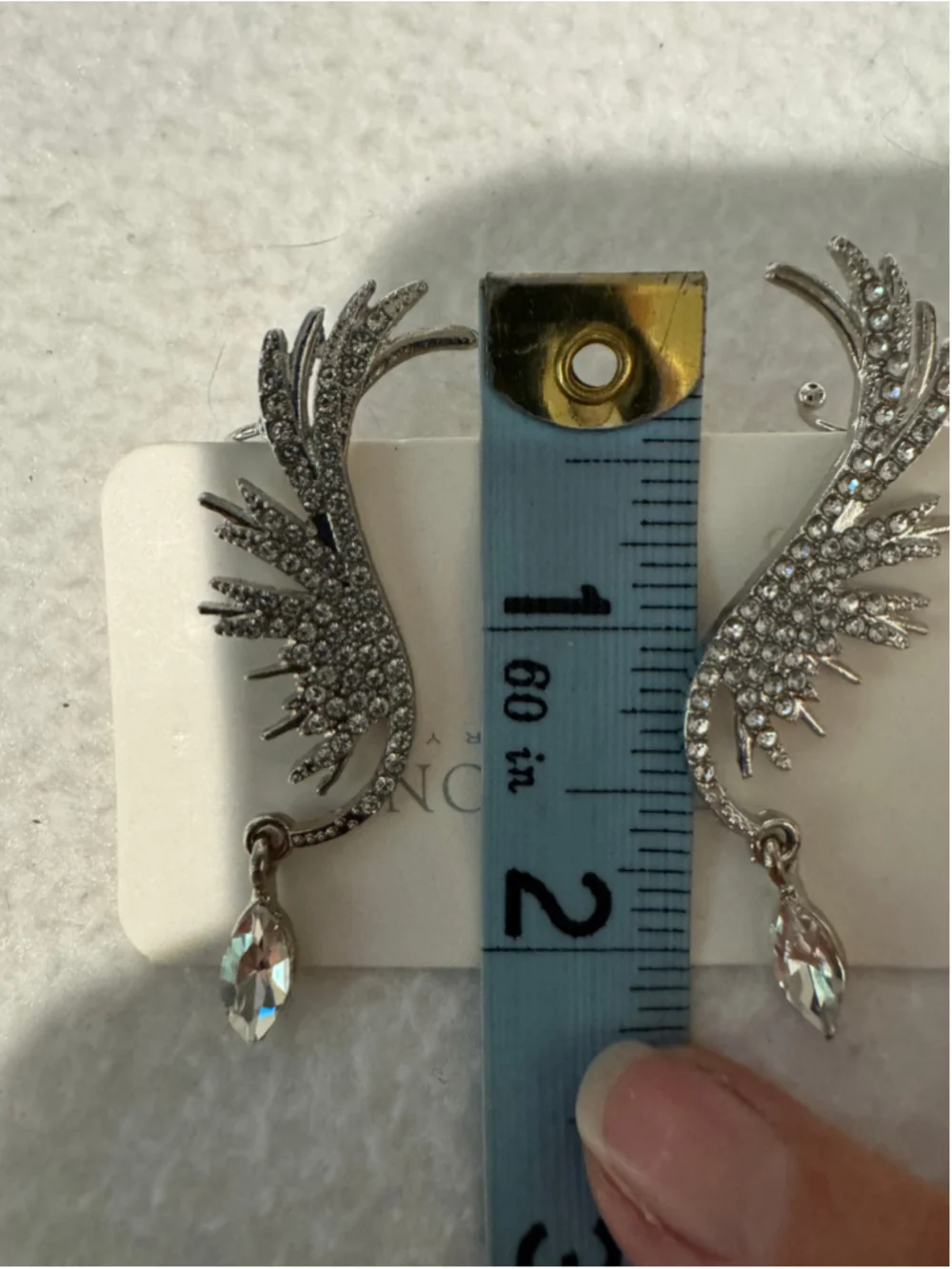 Unbranded Jewelry 4 piece mixed lot. Rhinestone Silver & Rose-tone Peach